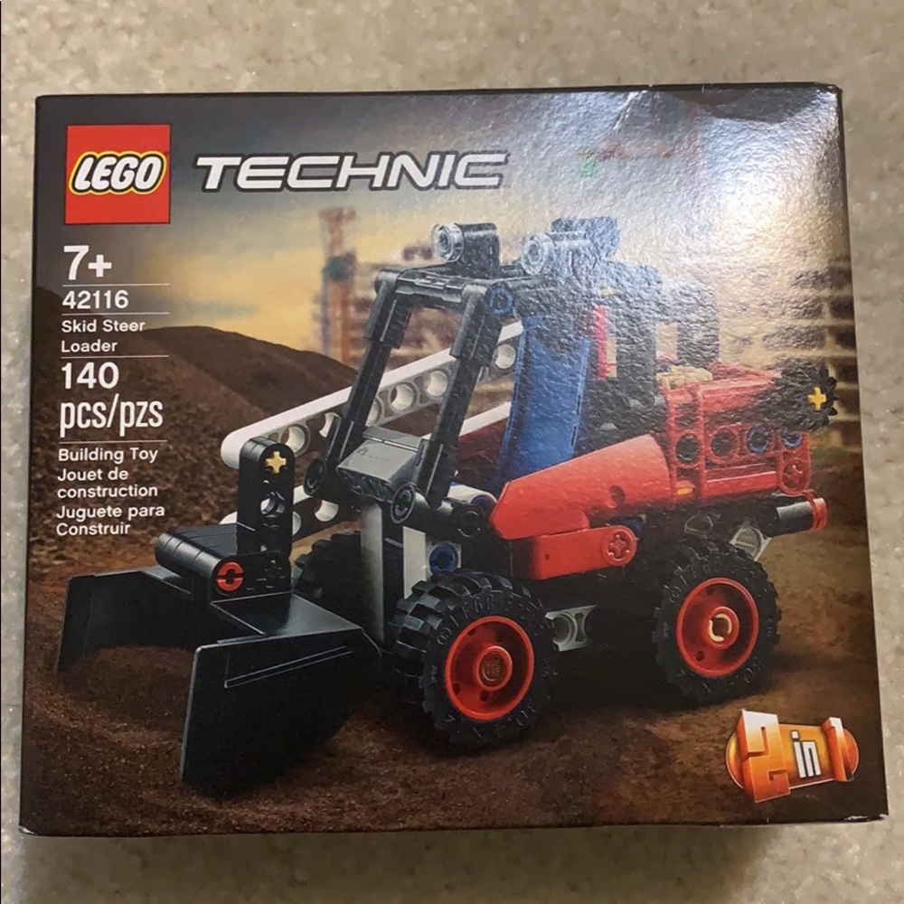 LEGO Technic Skid Steer Loader 42116 Model Toy Construction Trucks (139 Pieces)